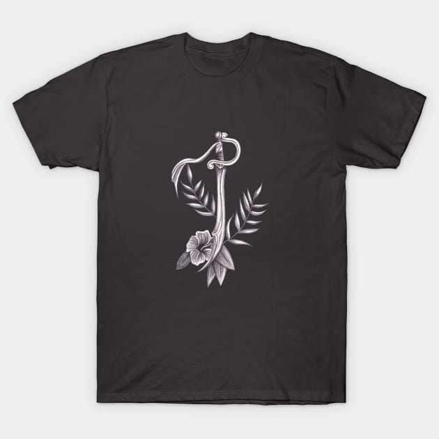 Sword in the Tropics T-Shirt by TaliDe